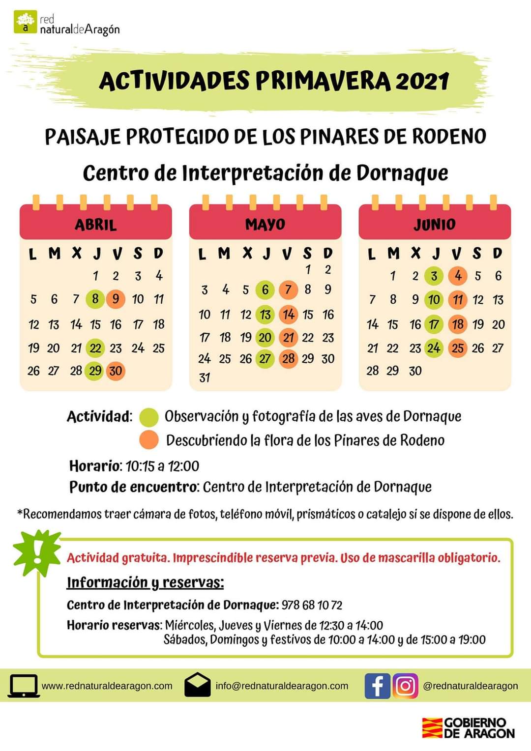 actividades primavera 2021 dornaque